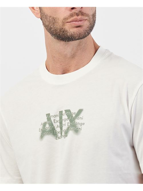 T-shirt uomo Armani Exchange con logo in cotone ARMANI EXCHANGE | 6DZTHH-ZJH4Z1116